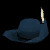 Blue Cavalier Hat