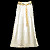 White Gold wedding skirt