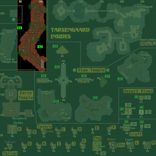 Tirnwood Underground Temple Entrance Path (X2)